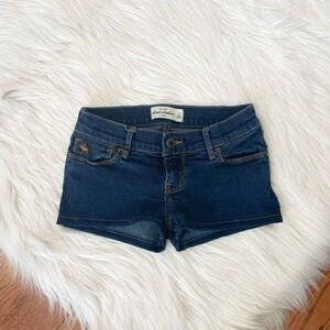 Vintage Y2K micro mini shorts 🩵 by Abercrombie